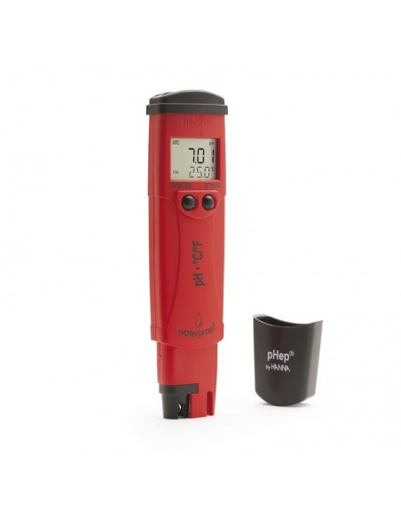 Tester pH/°C z wymienną elektrodą Tester pH/°C z wymienną elektrodą