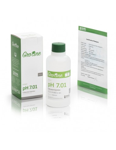 HI 7007-023 GroLine pH 7.01, 230ml, z certyfikatem