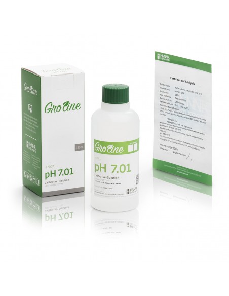 HI 7007-023 GroLine pH 7.01, 230ml, z certyfikatem HI 7007-023 GroLine pH 7.01, 230ml, z certyfikatem