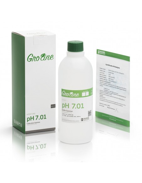 HI7007-050 GroLine pH 7.01, 500ml, z certyfikatem