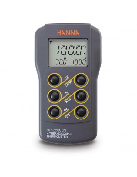 Precyzyjny termometr typu K, 1 wejście sondy