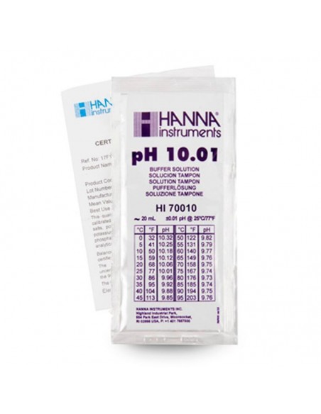 Roztwór buforowy pH 10.01 z certyfikatem, 25 x 20 ml Roztwór buforowy pH 10.01 z certyfikatem, 25 x 20 ml