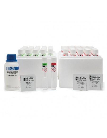 HI94767B-50 Reagenty azotu ogólnego, Wysoki Zakres, 50 testów HI94767B-50 Reagenty azotu ogólnego, Wysoki Zakres, 50 testów