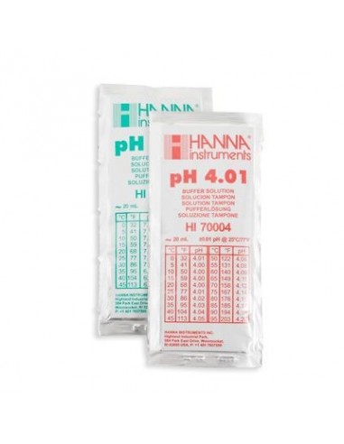 Zestaw kalibracyjny pH 4.01 i 7.01, 5 x 20 ml