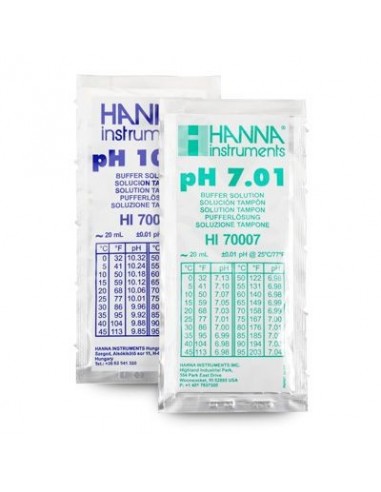 Zestaw kalibracyjny pH 7.01 i 10.01, 5 x 20 ml