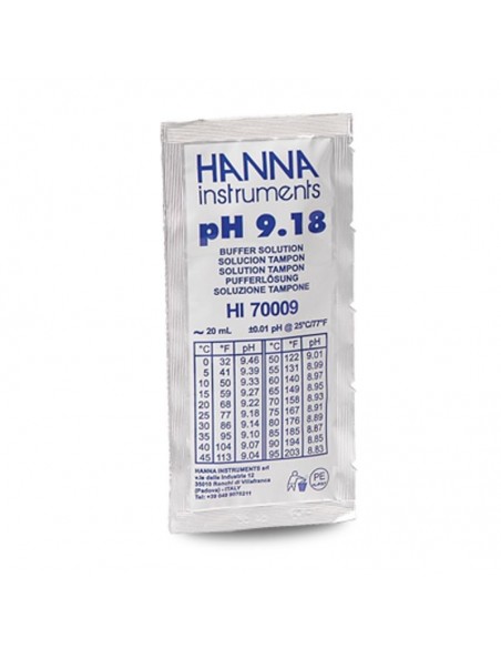 Roztwory buforowe, pH 9.18, 25 saszetek po 20 ml Roztwory buforowe, pH 9.18, 25 saszetek po 20 ml