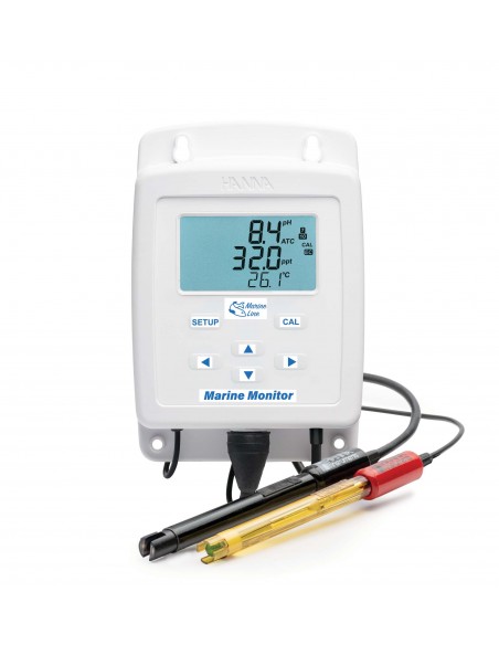 HI981520-02 Kontroler pH/zasolenia/temperatury do akwarium morskiego HI981520-02 Kontroler pH/zasolenia/temperatury do akwarium morskiego