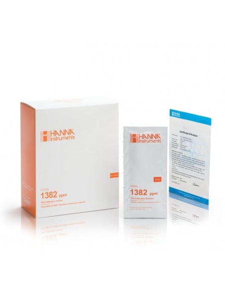 Roztwór kalibracyjny, 1382 mg/l (ppm) z certyfikatem, 25 x 20 ml