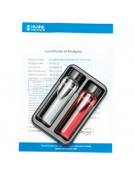 Bufory kalibracyjne na chlor wolny na 0 i 1 ppm