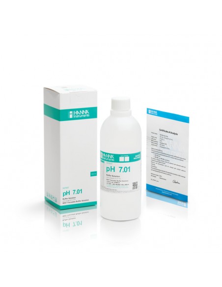 Roztwór buforowy pH 7.01 z certyfikatem, 500 ml Roztwór buforowy pH 7.01 z certyfikatem, 500 ml