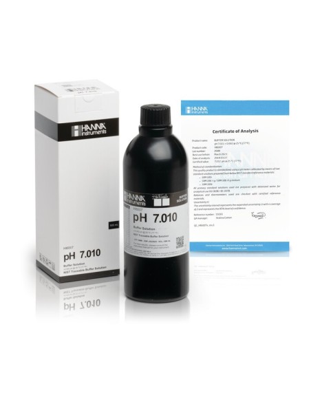 Roztwór buforowy pH 7.010, z certyfikatem - HI6007 Roztwór buforowy pH 7.010, z certyfikatem - HI6007