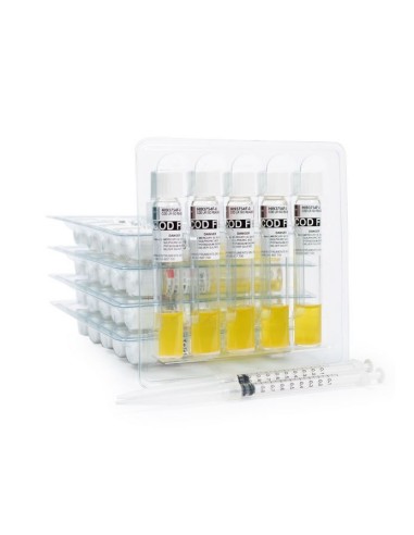 Odczynniki do ChZT, zakres niski, metoda ISO 15705, 25 fiolek