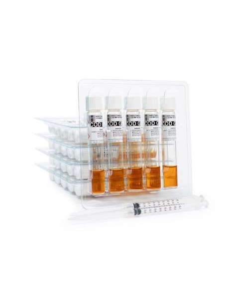 Odczynniki do ChZT, zakres średni, metoda ISO 15705, 25 fiolek