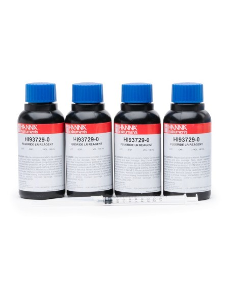 Odczynniki do kolorymetrów, fluorki, zakres niski (100 testów) Odczynniki do kolorymetrów, fluorki, zakres niski (100 testów)