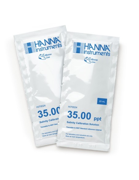 Roztwór kalibracyjny zasolenia, 35 ppt, 25 x 20 ml Roztwór kalibracyjny zasolenia, 35 ppt, 25 x 20 ml