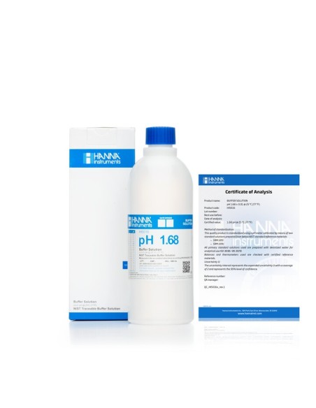 Roztwór techniczny pH 1.68 z certyfikatem, 500 ml Roztwór techniczny pH 1.68 z certyfikatem, 500 ml