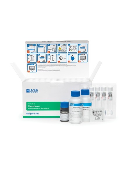 HI93763B-50 Odczynniki do ChZT, fosfor ogólny, zakres wysoki HI93763B-50 Odczynniki do ChZT, fosfor ogólny, zakres wysoki