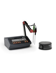 Zestaw miernik laboratoryjny pH HI2210 i mieszadło