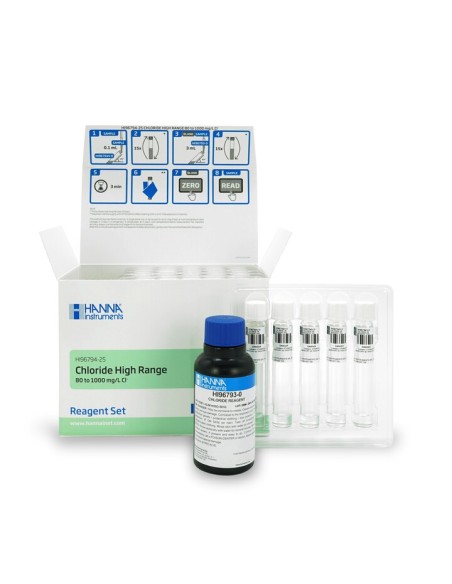 Odczynniki do ChZT do badania chlorków chlorki, zakres wysoki