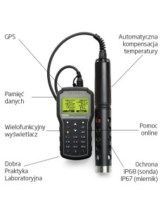 HI98294 Miernik wieloparametrowy z Bluetooth, kabel 4 m 2
