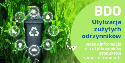 Utylizacja zużytych odczynników – ważne informacje dla użytkowników produktów Hanna Instruments